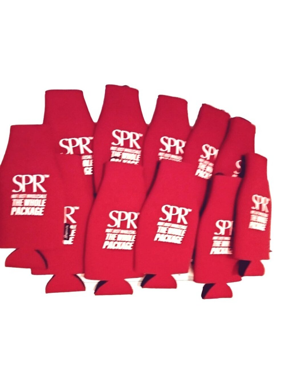 Red SPR Koozie Bottle Coolers Red Zipper Not wholesale the whole package Lot 11